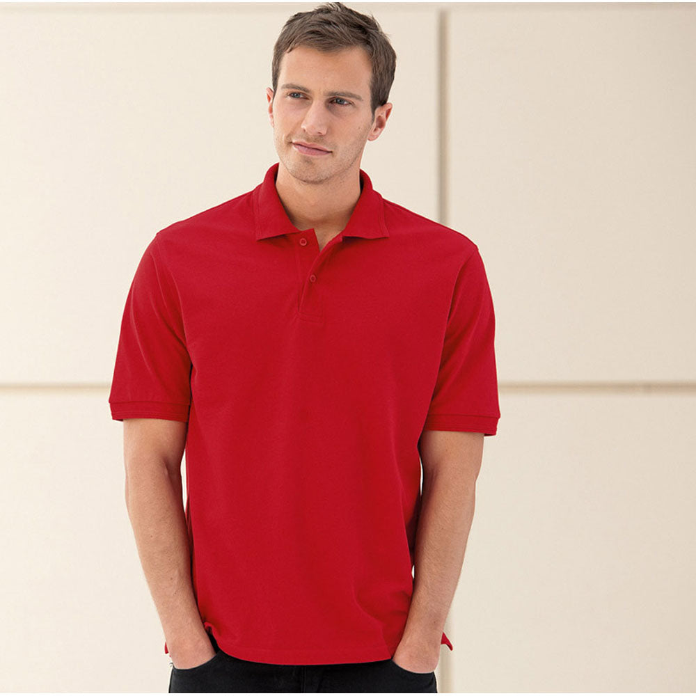 Russell Collection Hard Wearing Polycotton Mens Short Sleeve Polo Shirt #N/A
