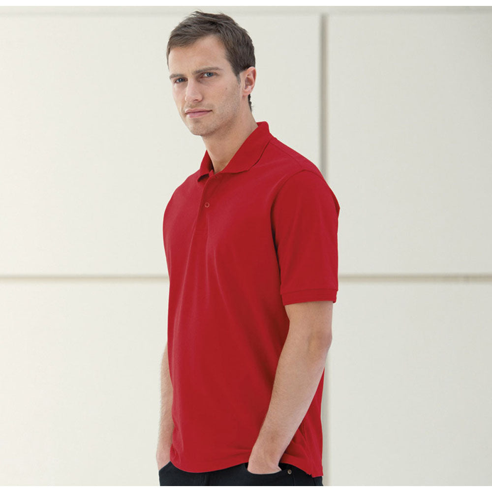 Russell Collection Hard Wearing Polycotton Mens Short Sleeve Polo Shirt #N/A