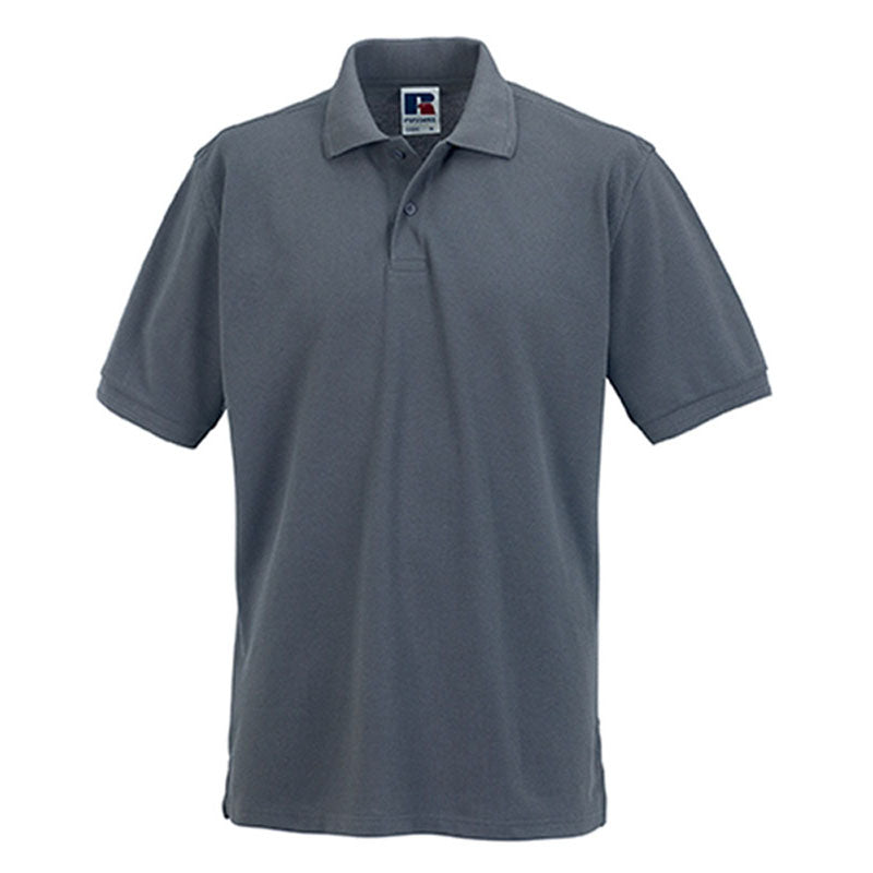 Russell Collection Hard Wearing Polycotton Mens Short Sleeve Polo Shirt #N/A