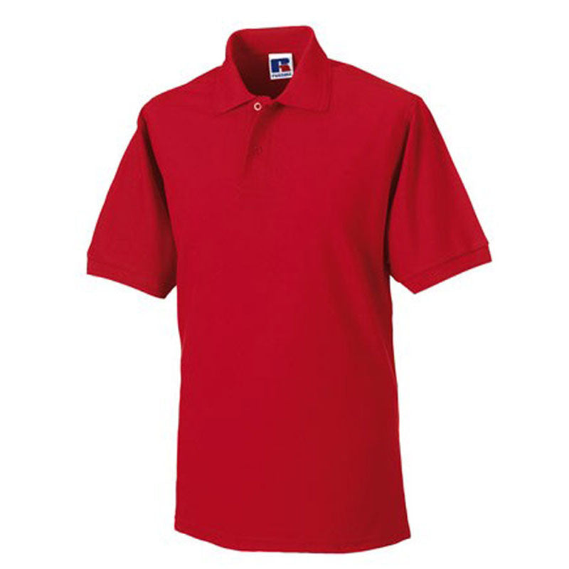 Russell Collection Hard Wearing Polycotton Mens Short Sleeve Polo Shirt #N/A