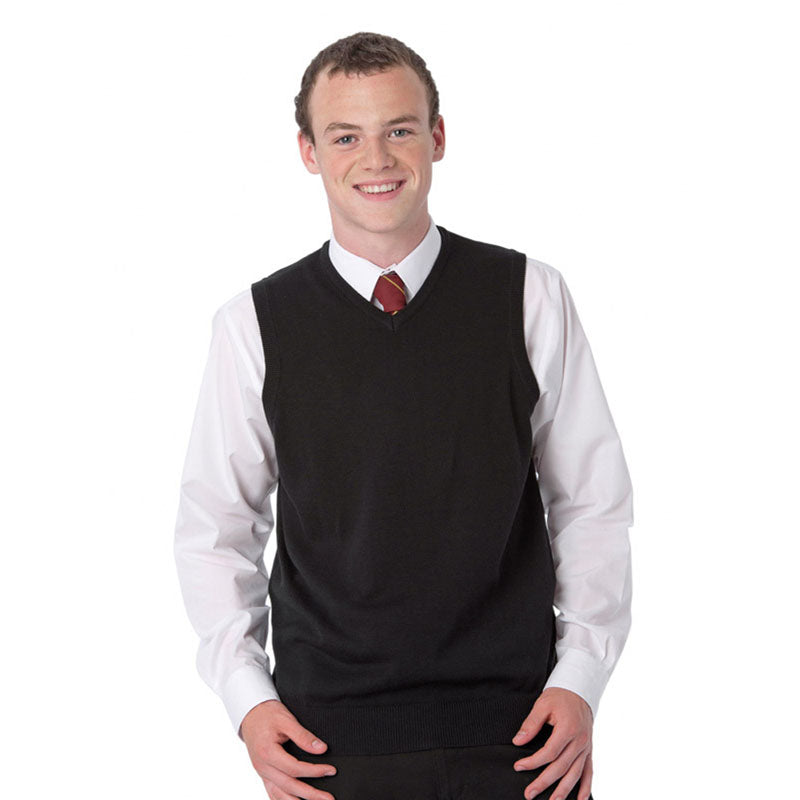 Russell Collection V Neck Sleeveless Knitted Sweater