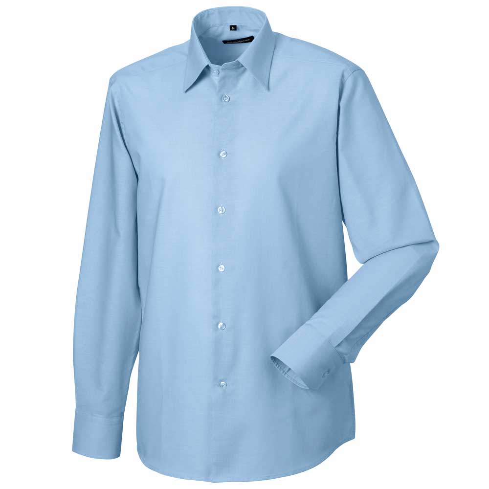 Russell Collection Long Sleeve Easycare Tailored Oxford Shirt