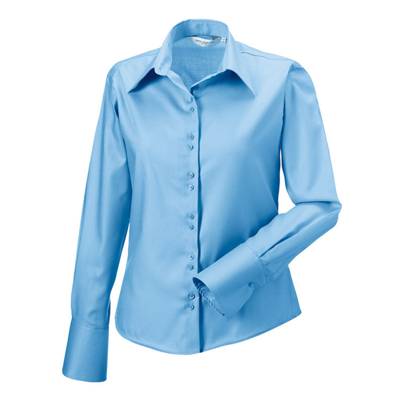Russell Womens Long Sleeve Ultimate Non Iron Shirt