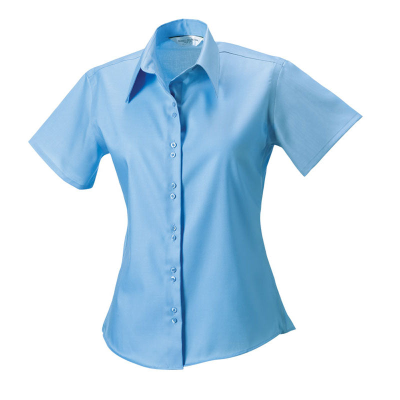 Russell Womens Short Sleeve Ultimate Non Iron Shirt