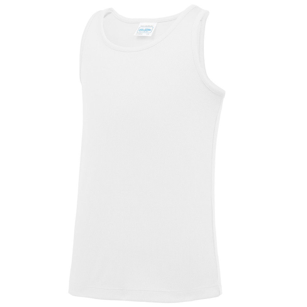 Awdis Cool Boys & Girls Kids Junior Cool Vest Sleeveless T Shirt