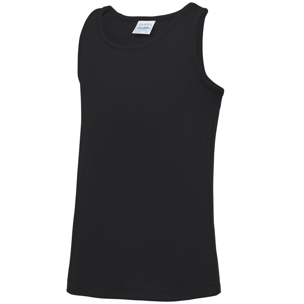 Awdis Cool Boys & Girls Kids Junior Cool Vest Sleeveless T Shirt