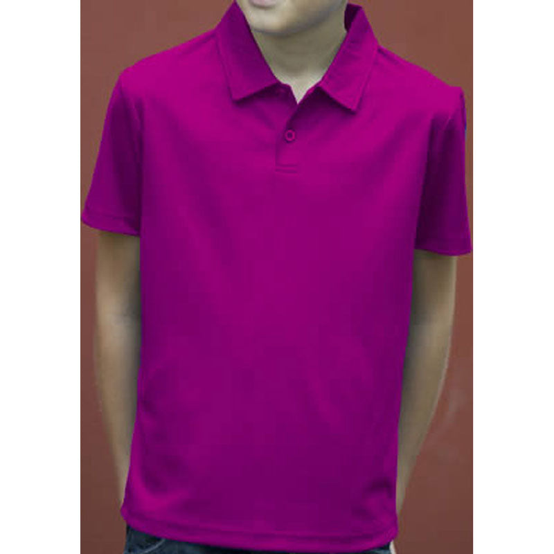 Just Cool Kids Cool Colours Short Sleeve Cotton Polo Shirt