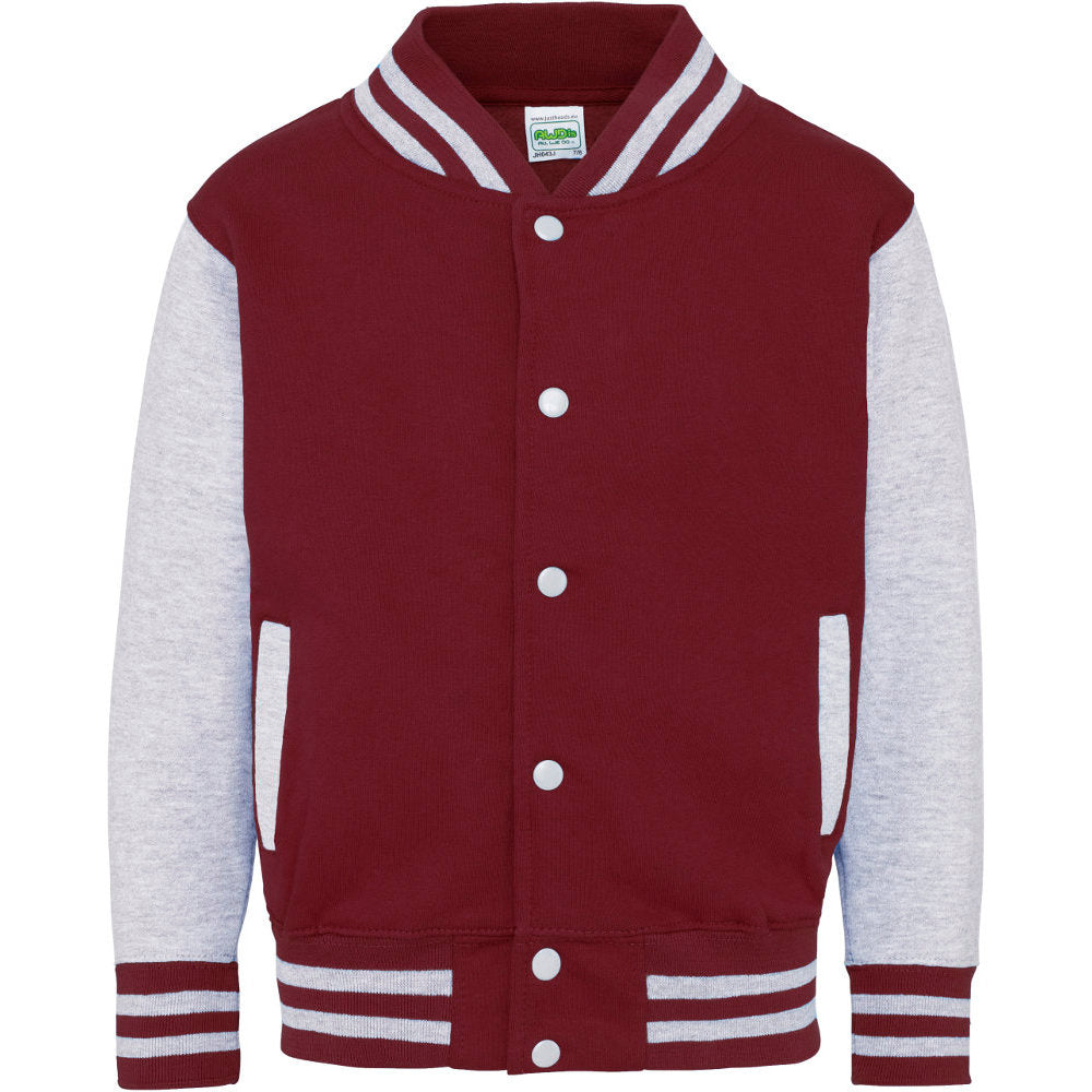 Awdis Kids Contrast Varsity Cool Colours Jacket