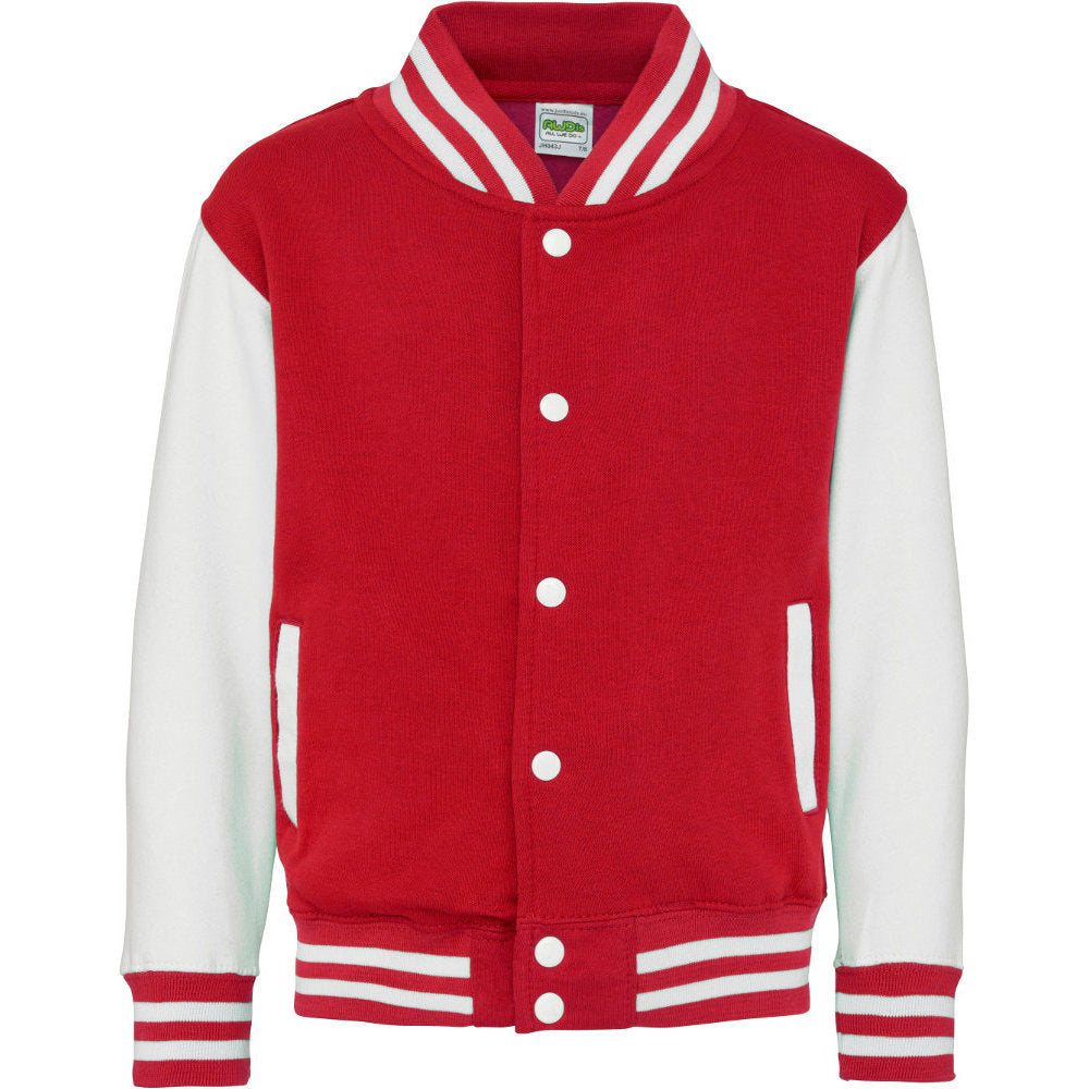 Awdis Kids Contrast Varsity Cool Colours Jacket