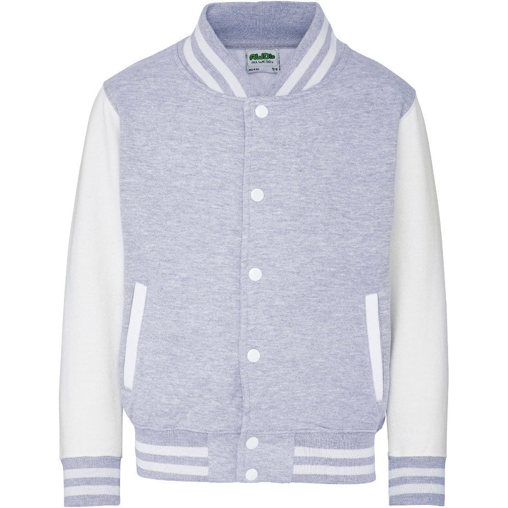 Awdis Kids Contrast Varsity Cool Colours Jacket