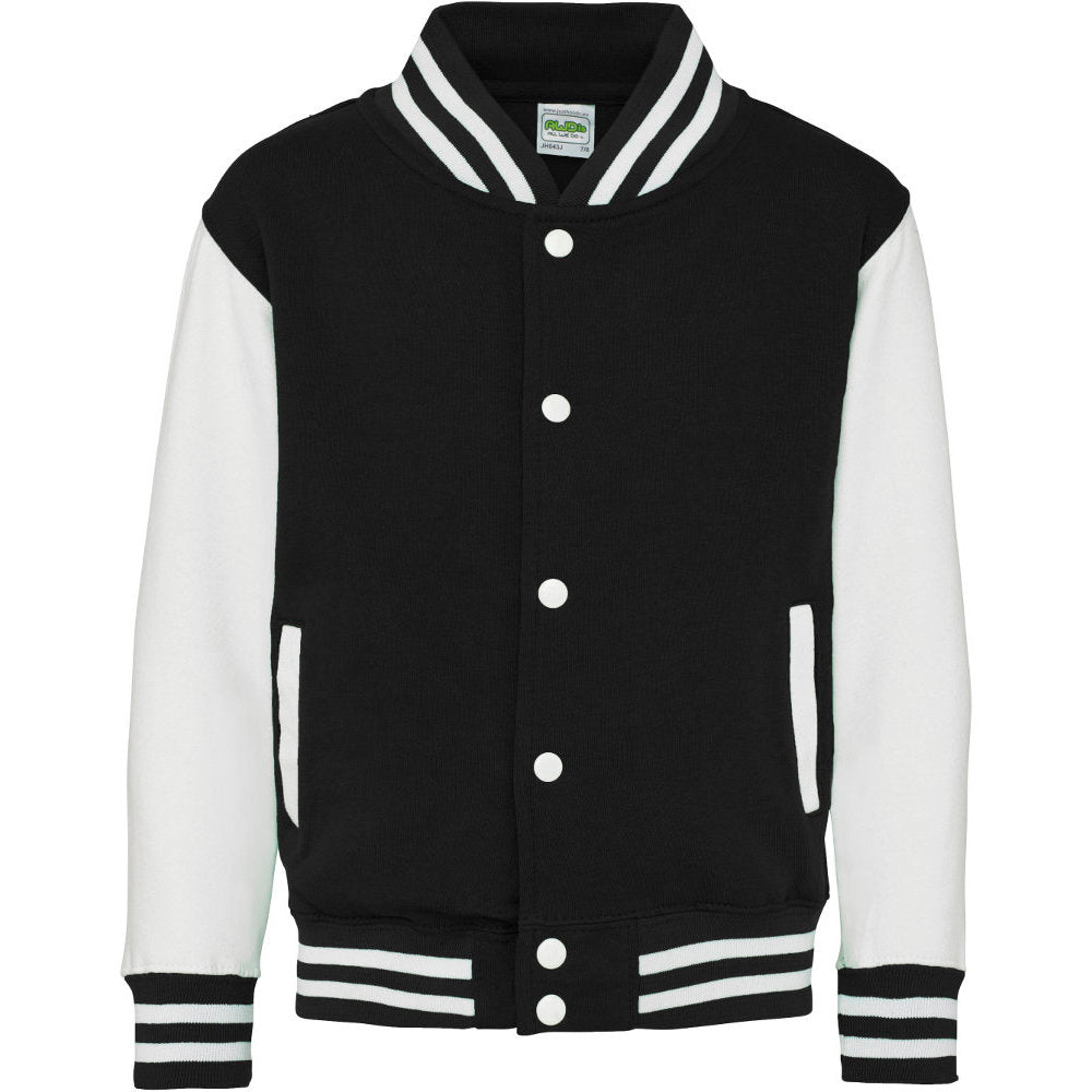 Awdis Kids Contrast Varsity Cool Colours Jacket