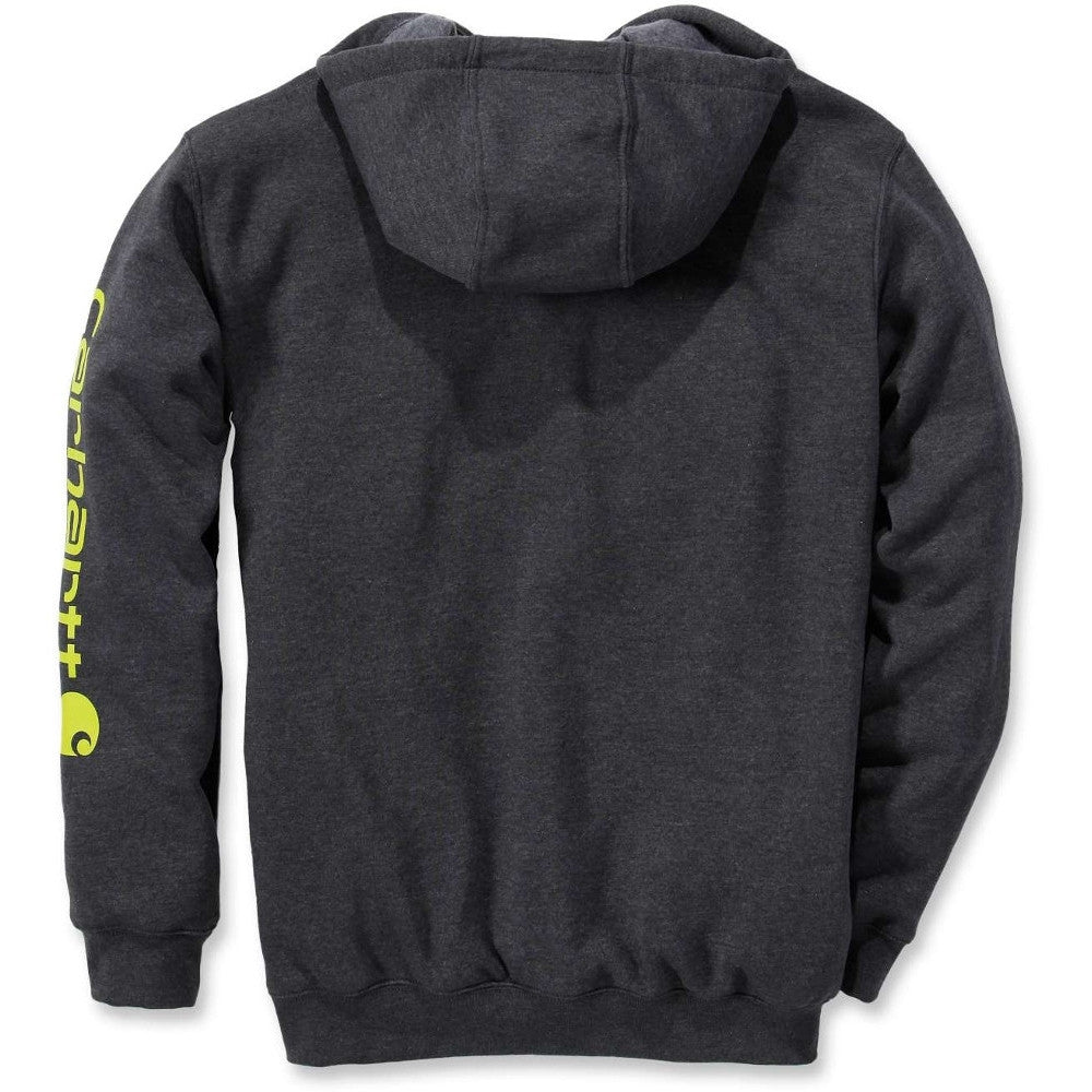Carhartt Mens Polycotton Stretchable Sleeve Logo Hooded Sweatshirt Top