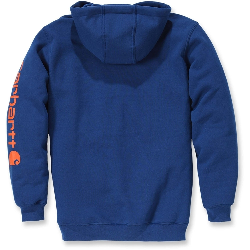 Carhartt Mens Polycotton Stretchable Sleeve Logo Hooded Sweatshirt Top
