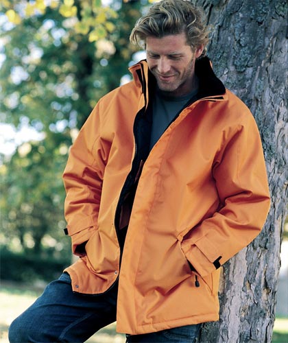 Kariban Unisex Parka jacket with Collar Contained Hood