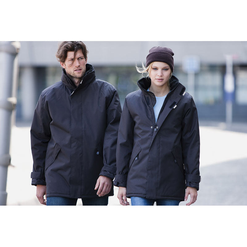 Kariban Unisex Parka jacket with Collar Contained Hood