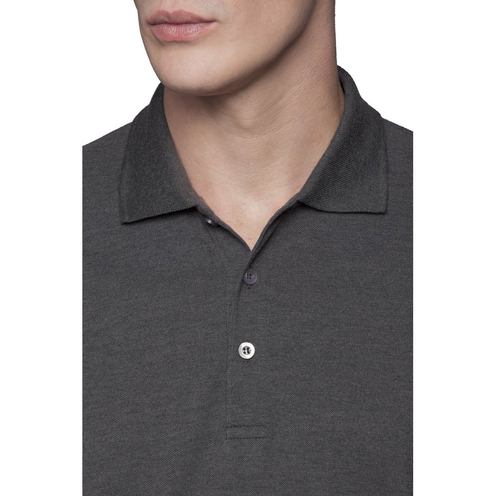 Kustom Kit Mens Pique Polo Shirt Long Sleeve