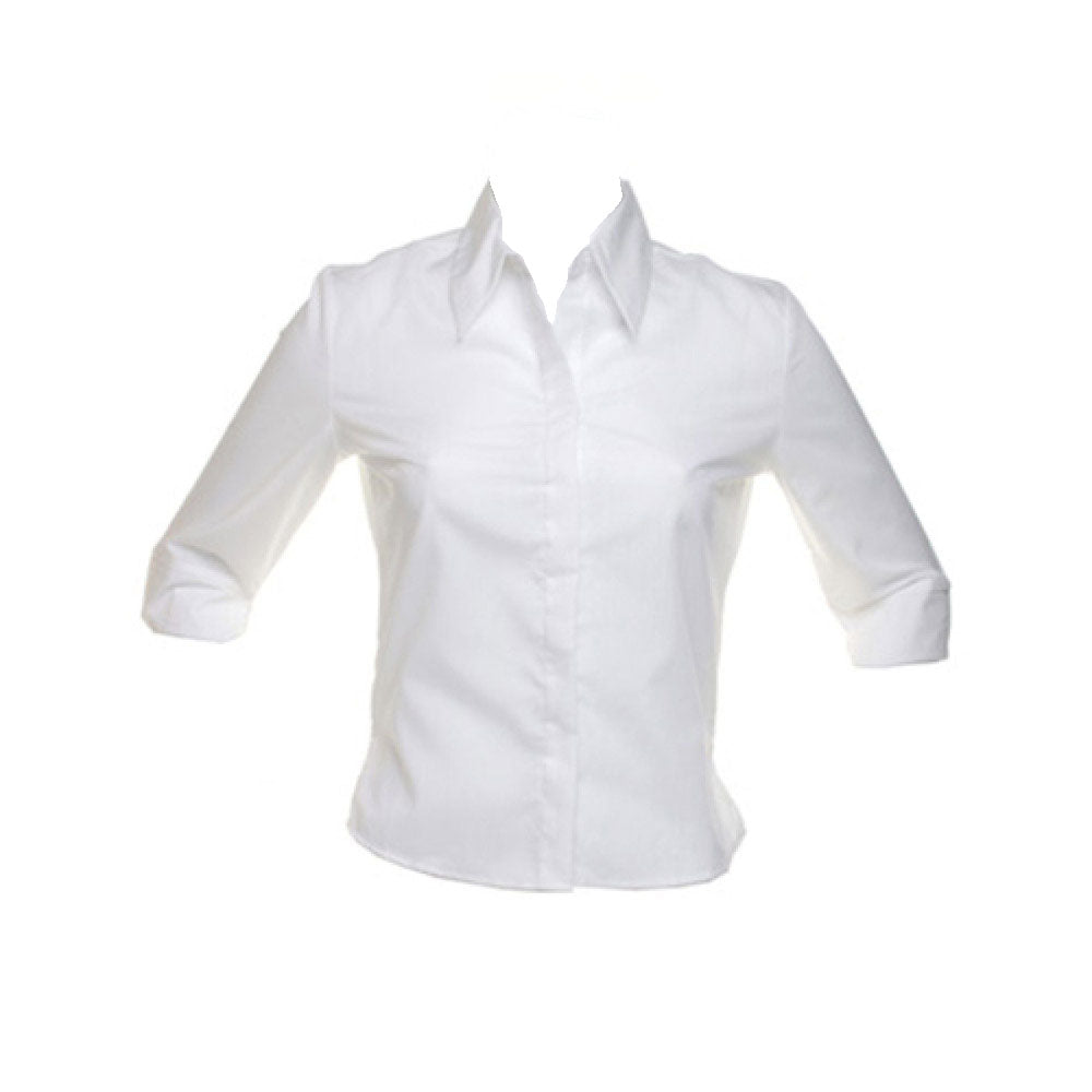 Kustom Kit Womens Continental Blouse 3/4 Sleeved Shirt