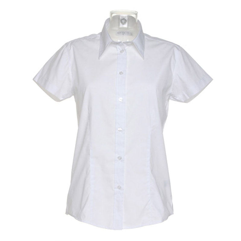 Kustom Kit Workforce Ladies Short Sleeved Blouse