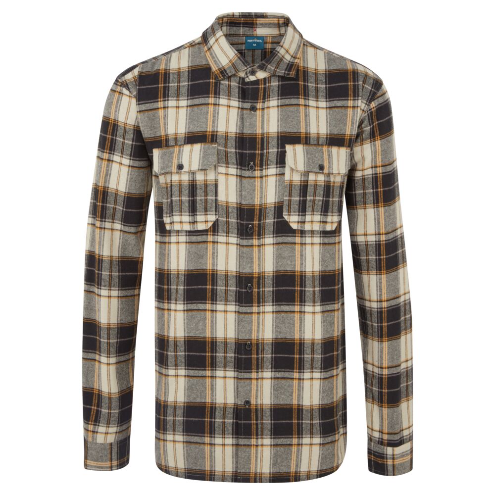 KA3 Check Shirt - Black