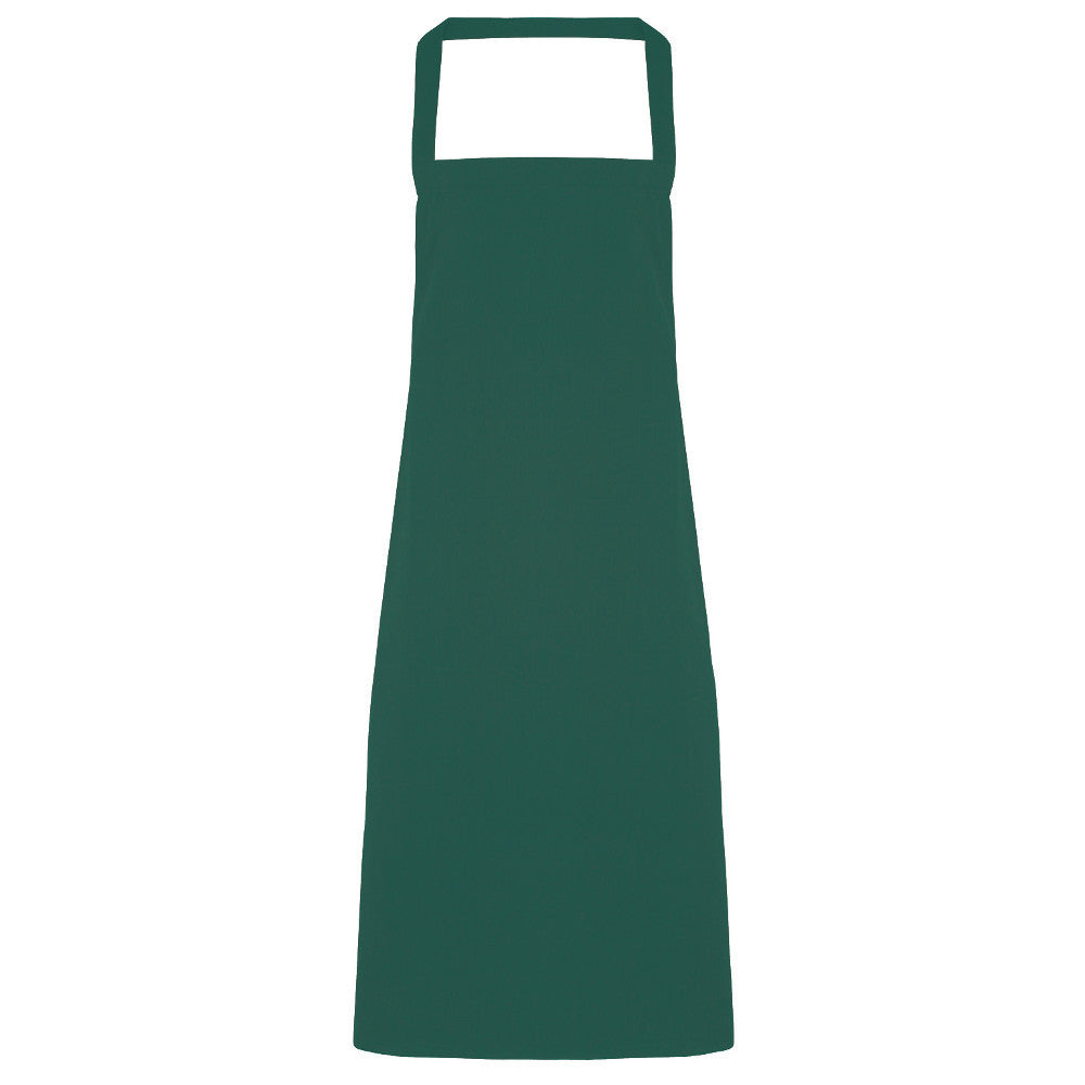 Premier Mens & Womens/Ladies Pocketless Cotton Catering Bib Apron