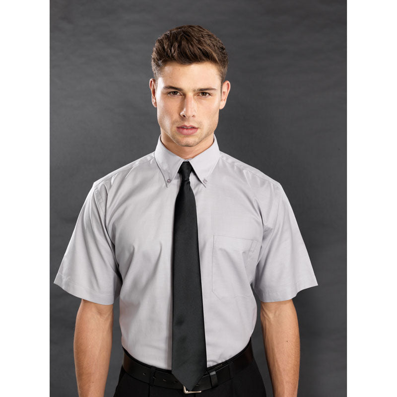 Premier Mens Signature Oxford Short Sleeve Shirt