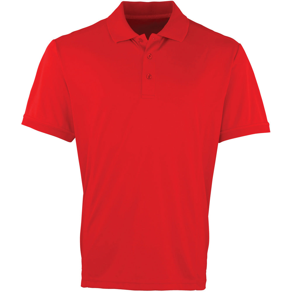 Premier Mens Coolchecker Pique Wicking Quick Dry Workwear Polo Shirt