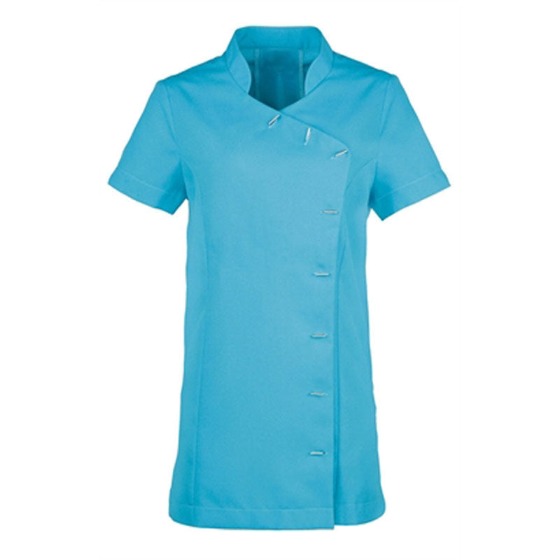 Premier Womens Ladies Orchid Beauty & Spa Mandarin Collar Tunic Top