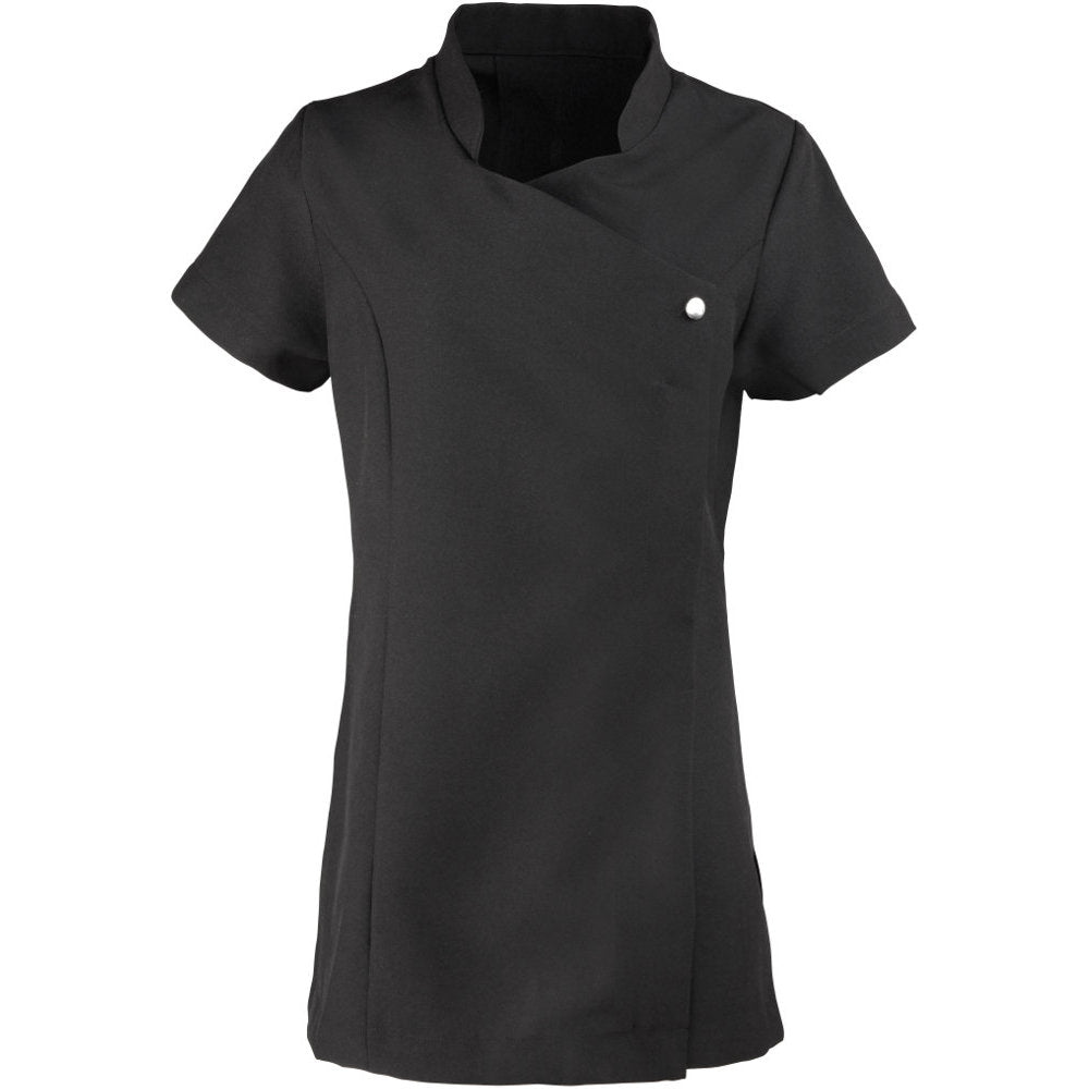 Premier Womens Ladies Blossom Beauty & Spa Mandarin Collar Tunic Top