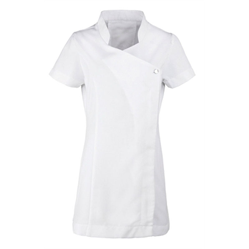 Premier Womens Ladies Blossom Beauty & Spa Mandarin Collar Tunic Top