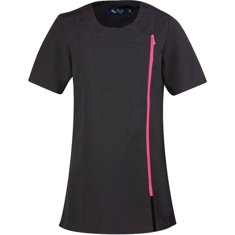 Premier Womens Ladies Camellia Beauty & Spa Asymmetric Uniform Tunic