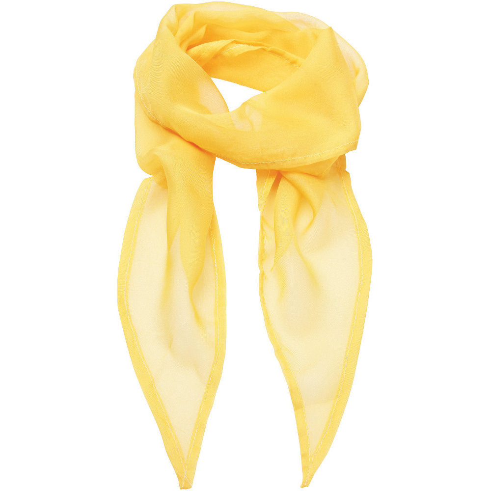 Premier Womens Ladies Chiffon Lightweight Business Corporate Scarf