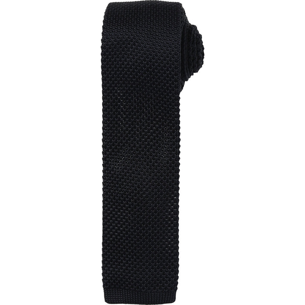 Premier Mens Slim knitted Tie Full Length Corporate Uniform Necktie