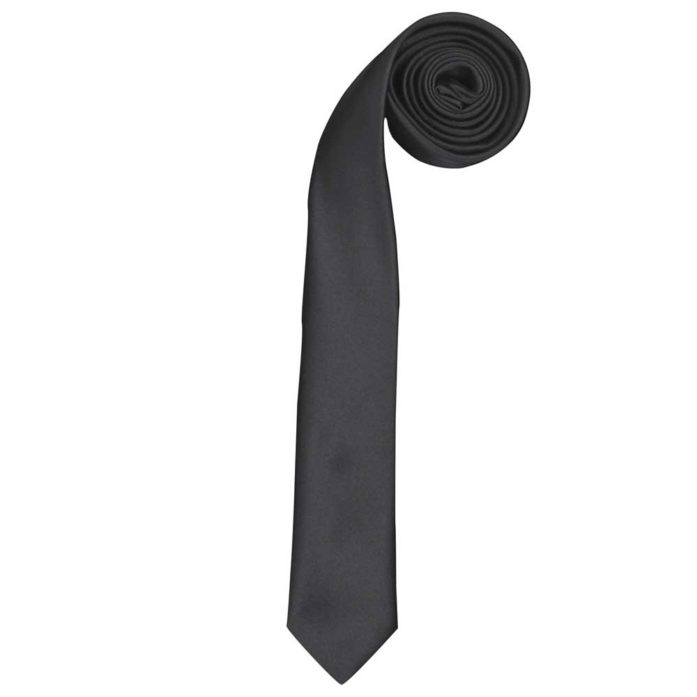 Premier Mens Slim Tie Thin Full Length Corporate Uniform Necktie