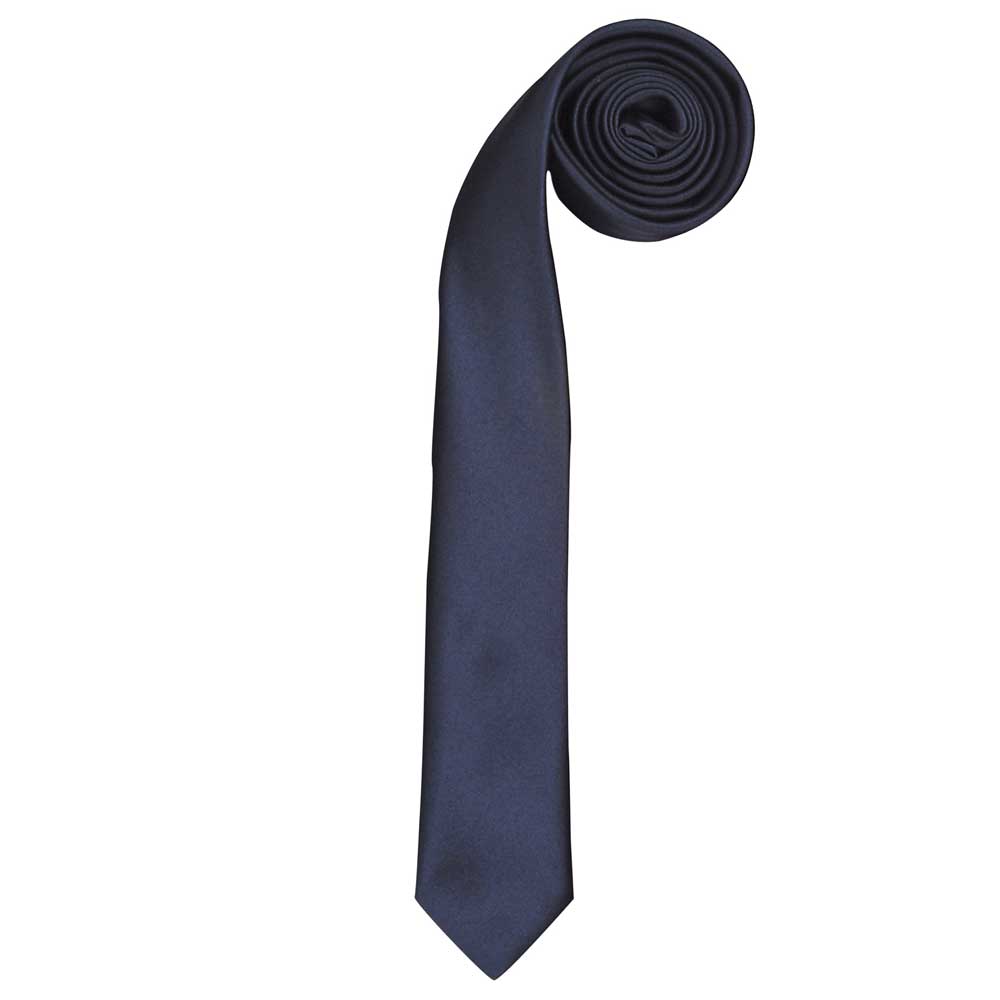 Premier Mens Slim Tie Thin Full Length Corporate Uniform Necktie