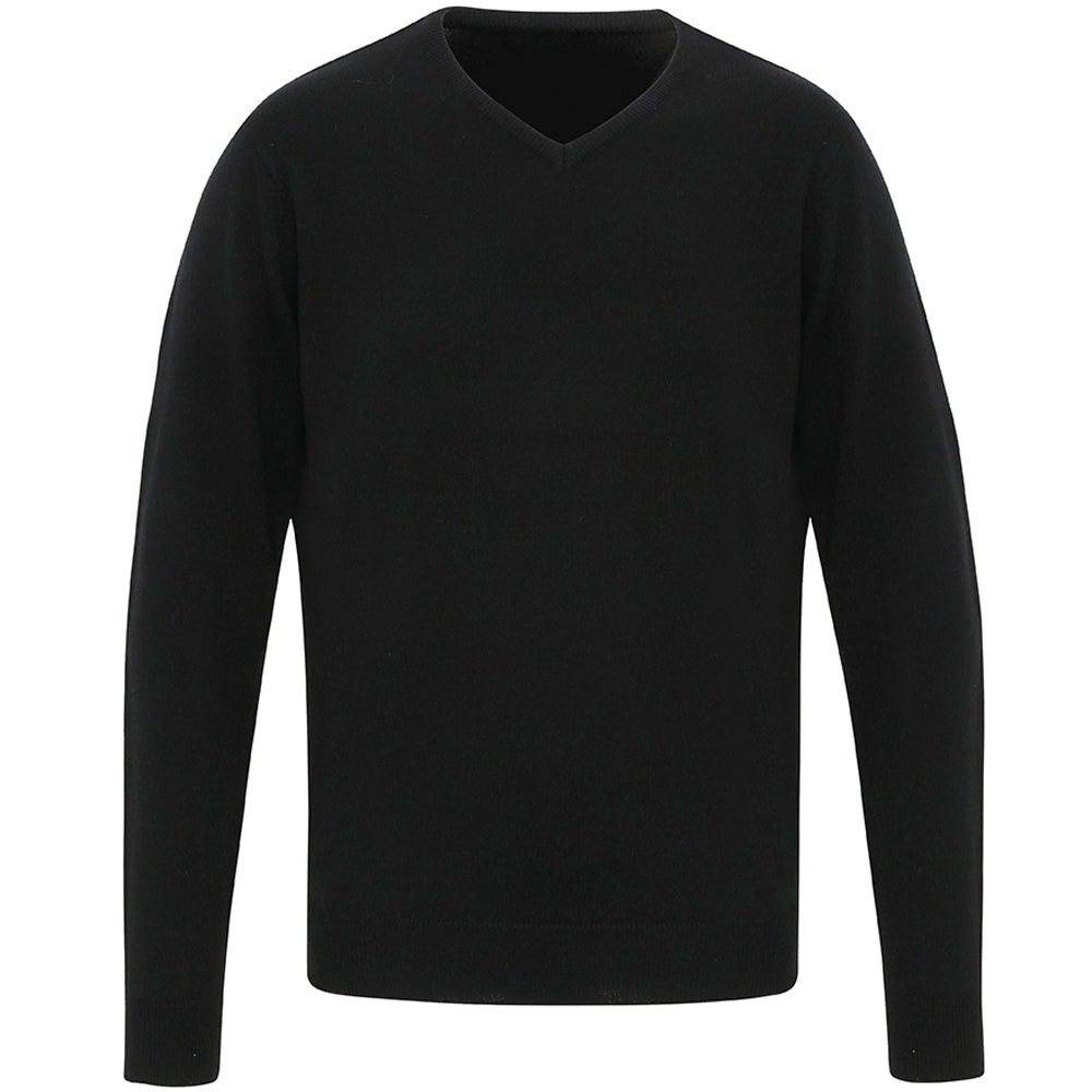 Premier Mens Essential Acrylic V Neck Casual Jumper Sweater
