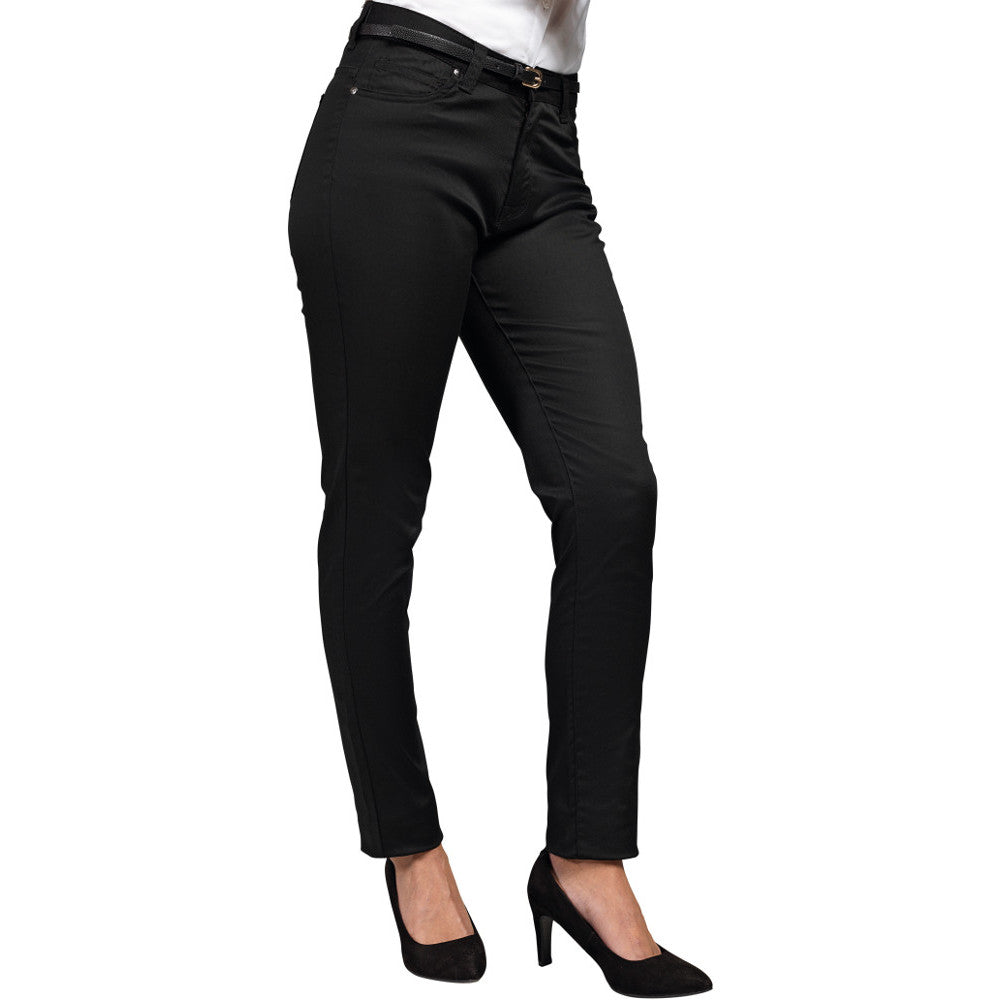 Premier Womens Performance Chino Style Polyester Work Jeans