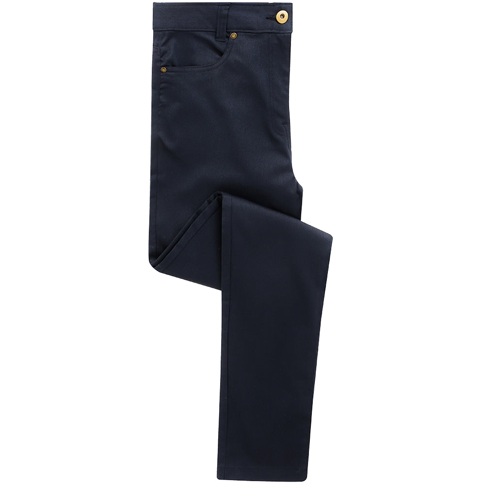 Premier Womens Performance Chino Style Polyester Work Jeans