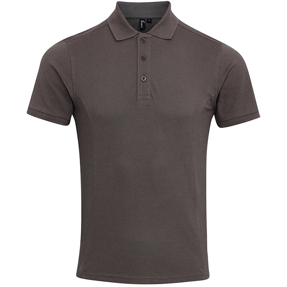 Premier Mens Coolchecker Plus Pique Polyester Polo Shirt