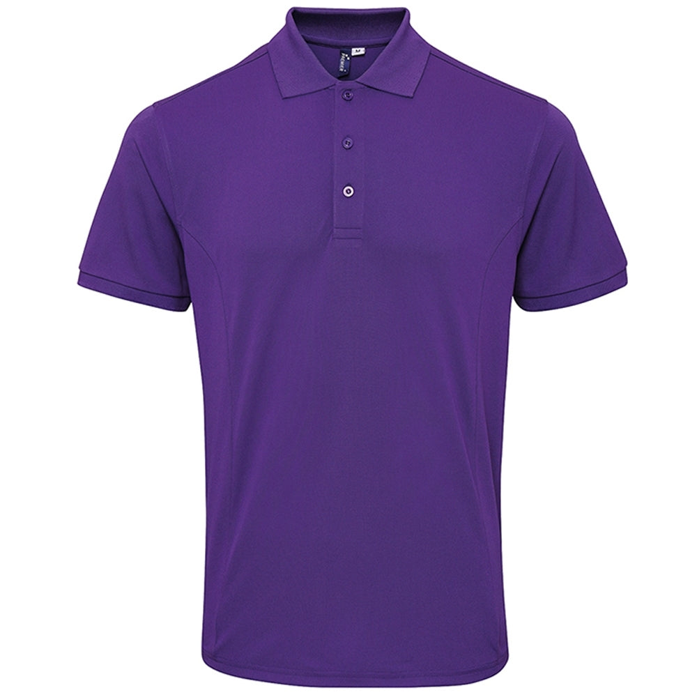 Premier Mens Coolchecker Plus Pique Polyester Polo Shirt