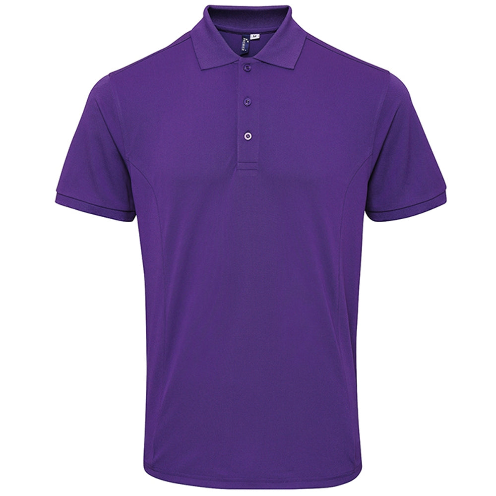Premier Mens Coolchecker Plus Pique Polyester Polo Shirt