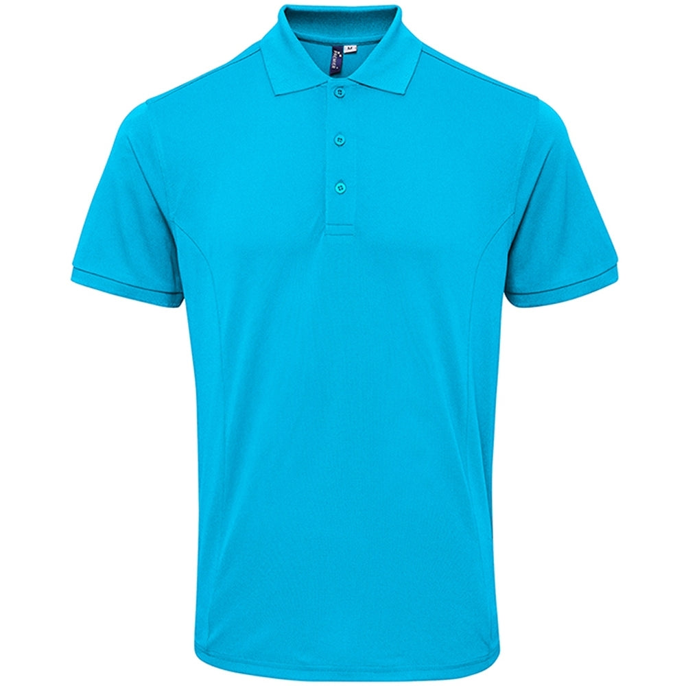 Premier Mens Coolchecker Plus Pique Polyester Polo Shirt