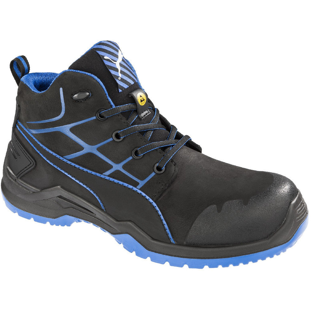 Puma Safety Footwear Mens Krypton Mid Anti Slip S3 Safety Shoes