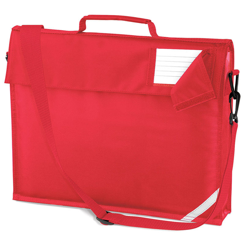 Quadra Unisex Junior Colours School book bag with strap One Size