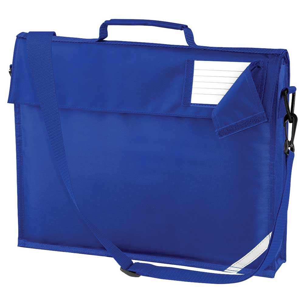 Quadra Unisex Junior Colours School book bag with strap One Size