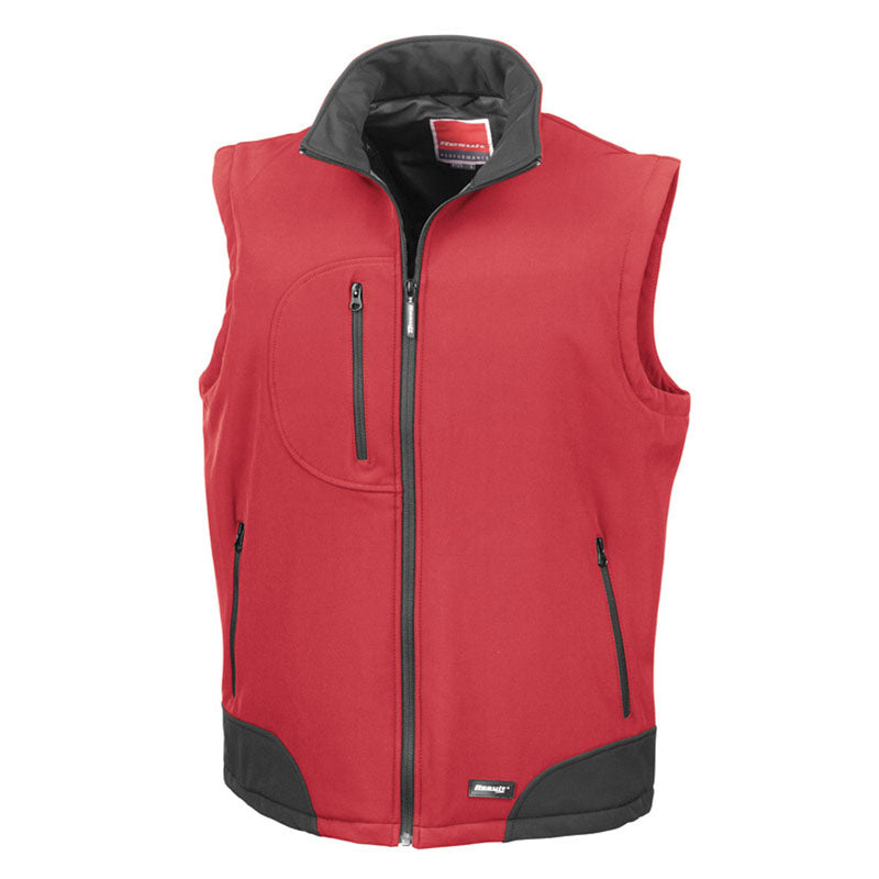 Result Mens Soft Shell Breathable Waterproof Windproof Bodywarmer Gilet