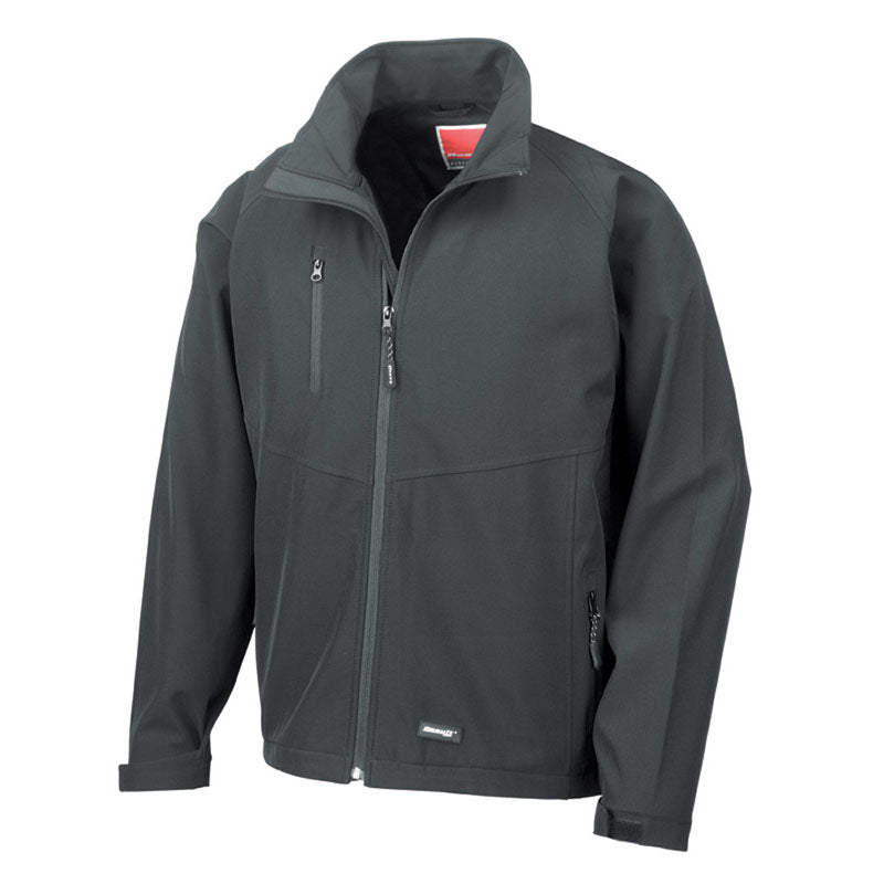 Result Mens Base Layer Softshell Lightweight Breathable Full Zip Coat Jacket