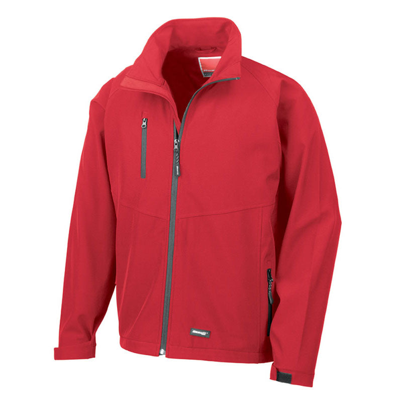 Result Mens Base Layer Softshell Lightweight Breathable Full Zip Coat Jacket