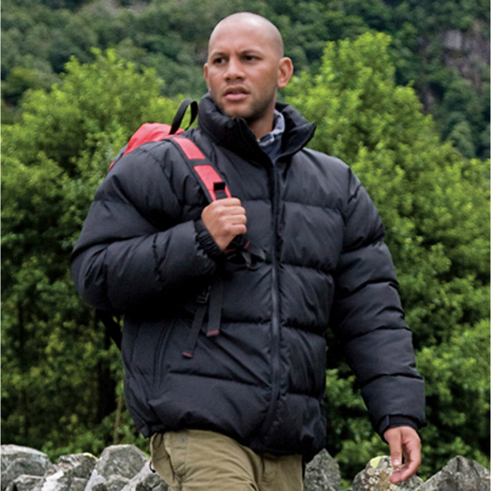 Result Mens Holkham Down Feel Puffer Puffa Coat Jacket