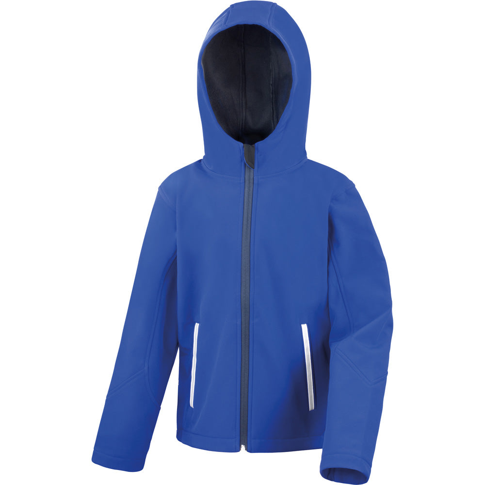 Result Core Childrens Waterproof Hooded Softshell Jacket