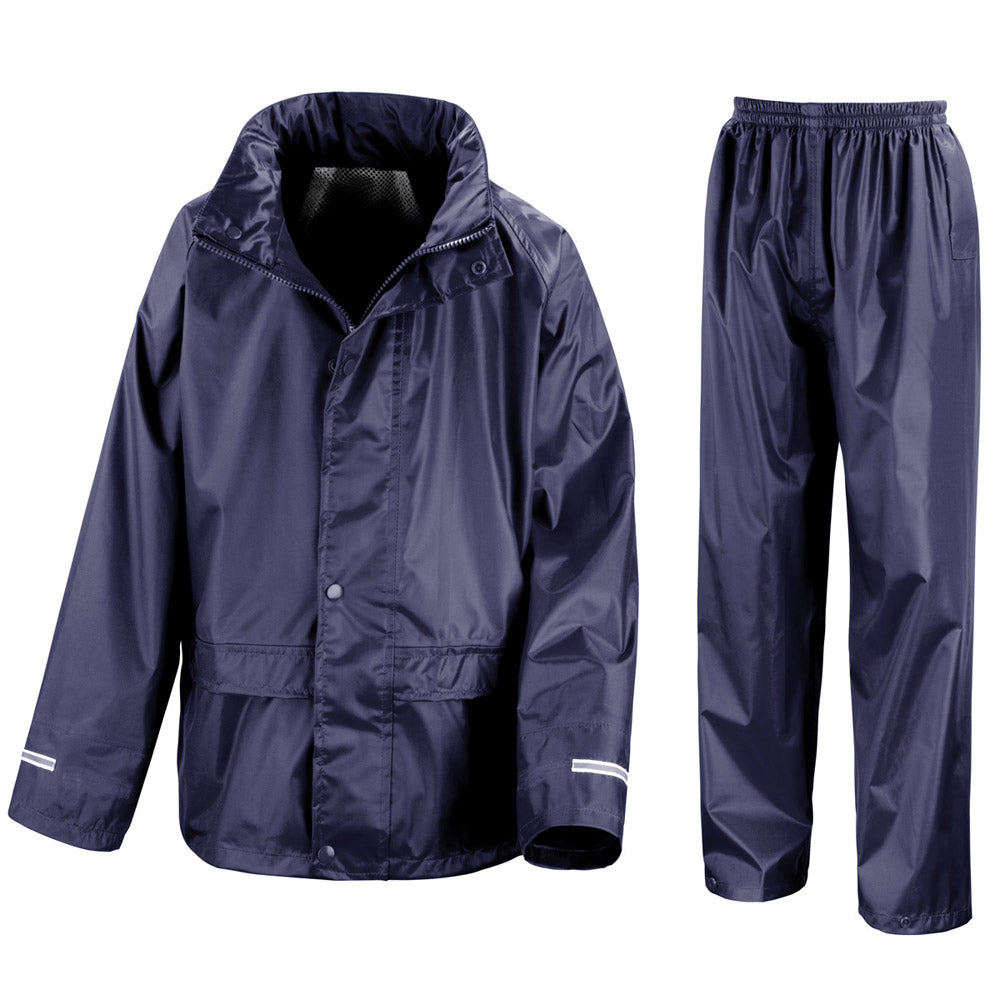 Result Core Kids Waterproof Rain Suit Jacket & Trousers XS, S, M, L, XL